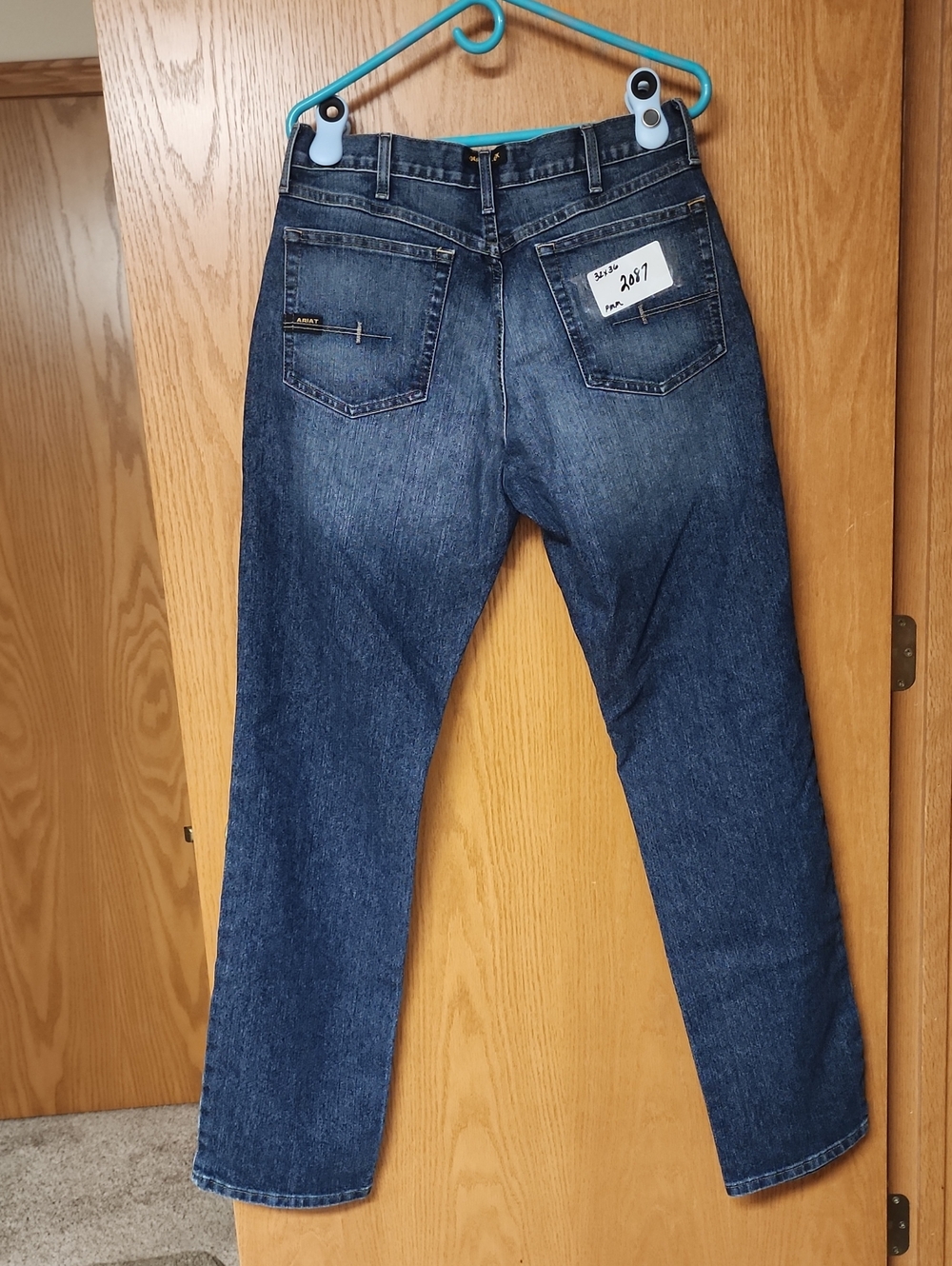 Ariat Rebar M3 Men's Straight Dark Blue Jeans 32x36 number 2087